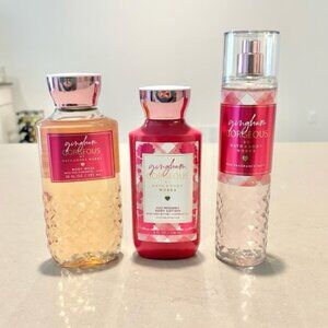 Bath & Body Works Gingham Gorgeous 3-Piece Set Body Wash Lotion Mist